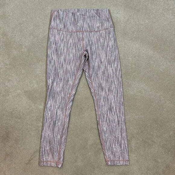Lululemon Wunder Under High Rise 7/8 Tight Full-on Luon Copper Legging Size 6 - Picture 1 of 10